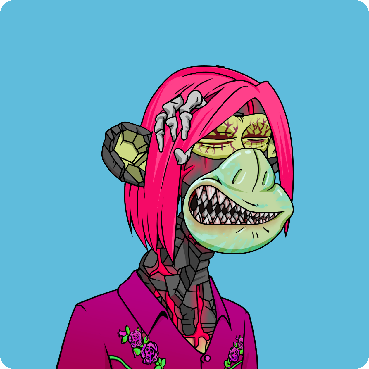 Yuga Labs - Mutant Ape Yacht Club - NFT # 17012