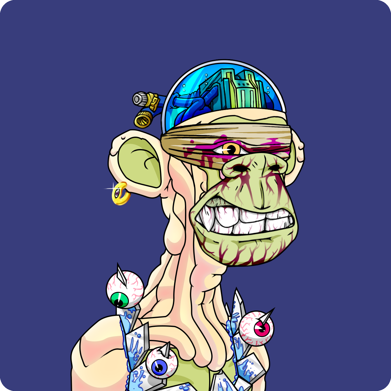 Yuga Labs - Mutant Ape Yacht Club - NFT # 21964