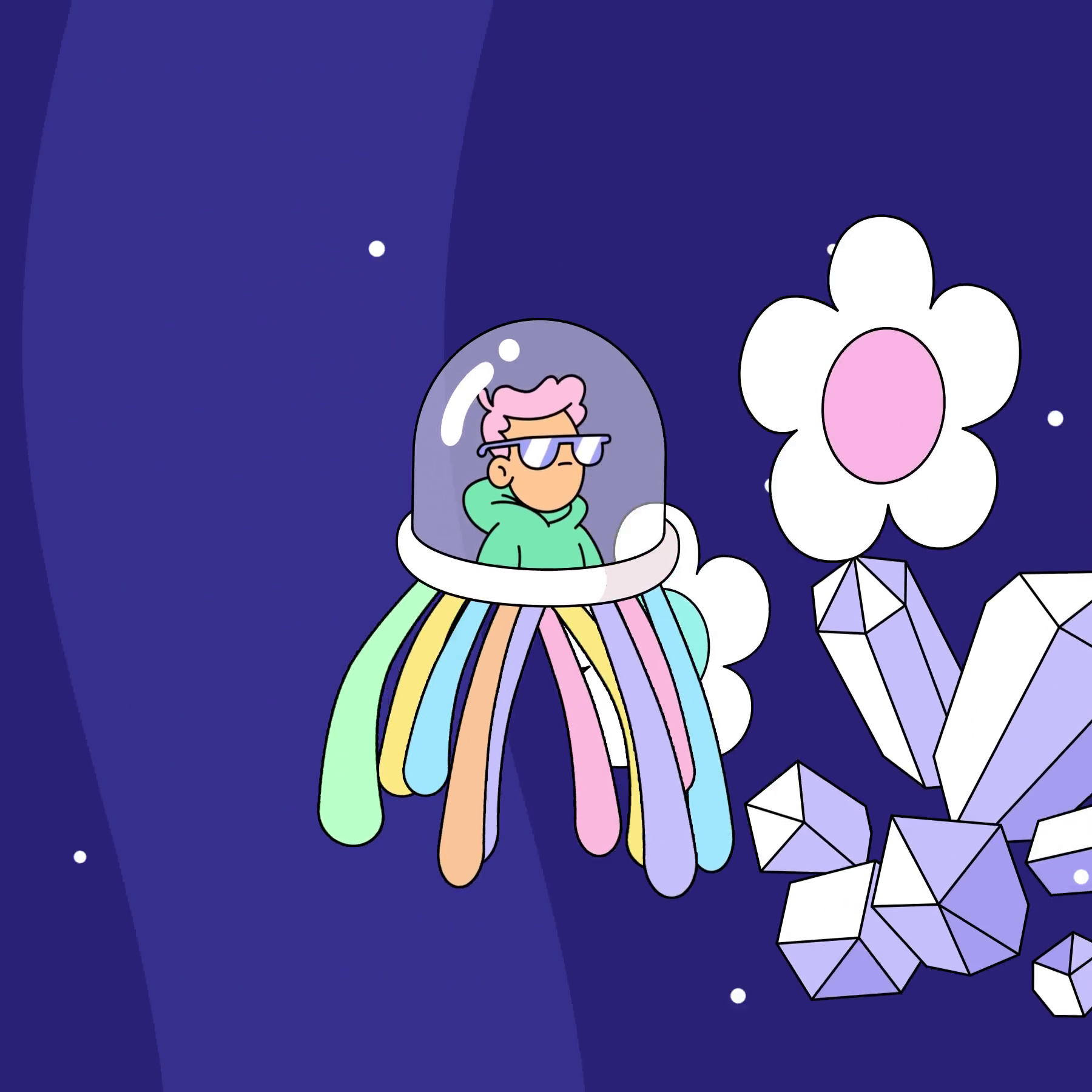 The Doodles Founders - Space Doodles - Space Doodle #59 - NFT # 59