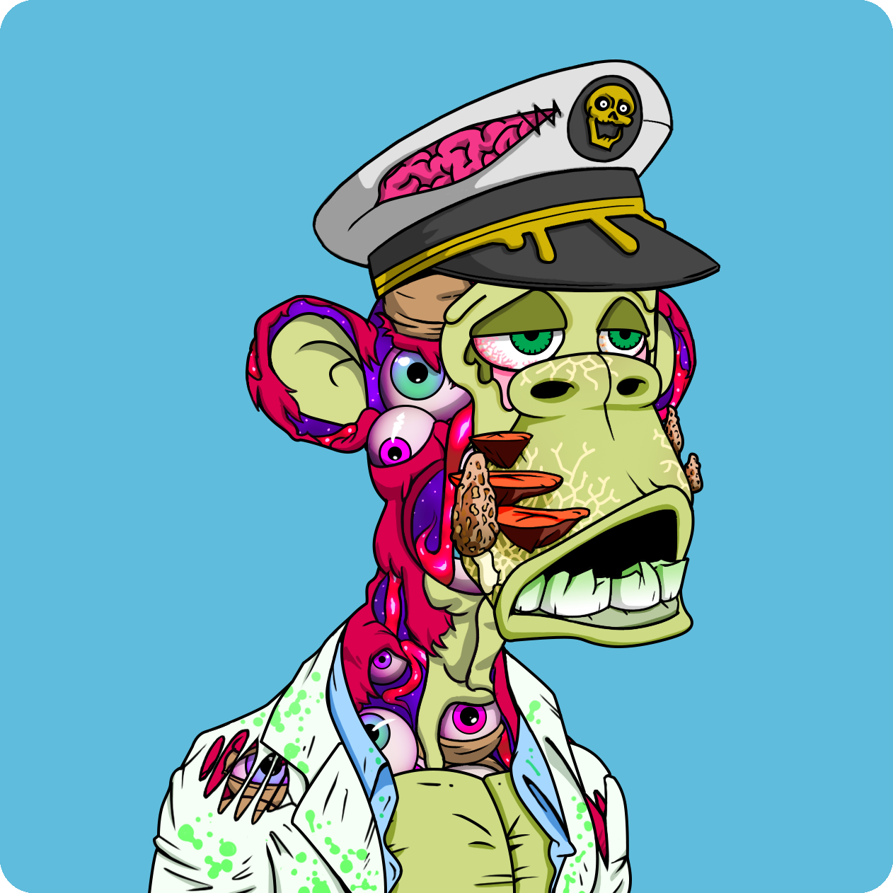 Yuga Labs - Mutant Ape Yacht Club - NFT # 3488