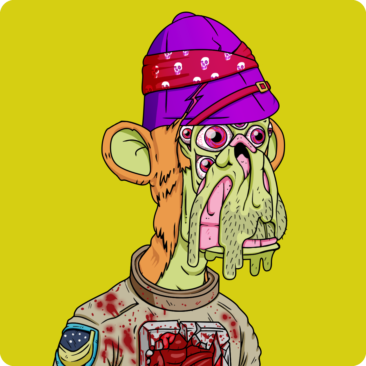 Yuga Labs - Mutant Ape Yacht Club - NFT # 15494