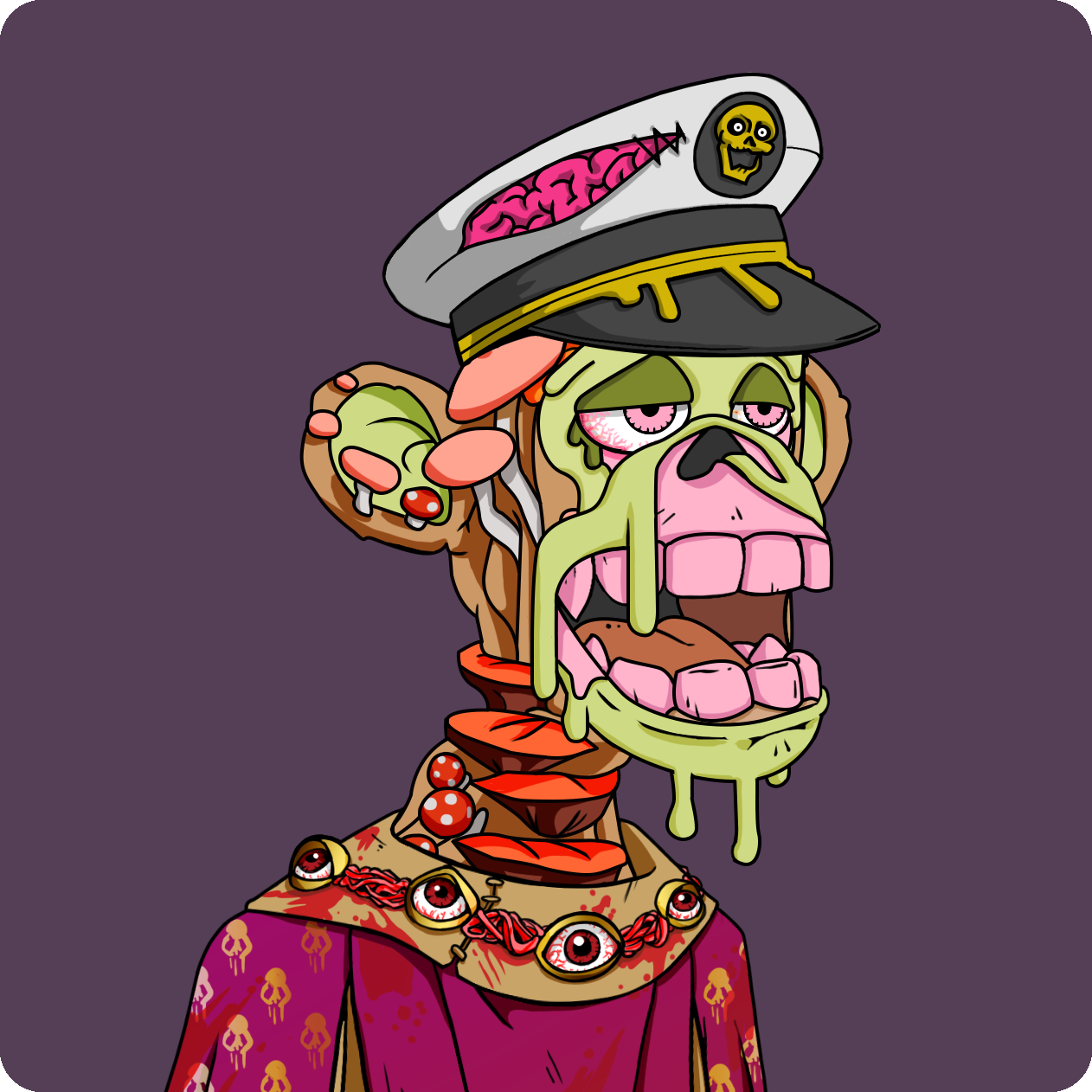 Yuga Labs - Mutant Ape Yacht Club - NFT # 15654