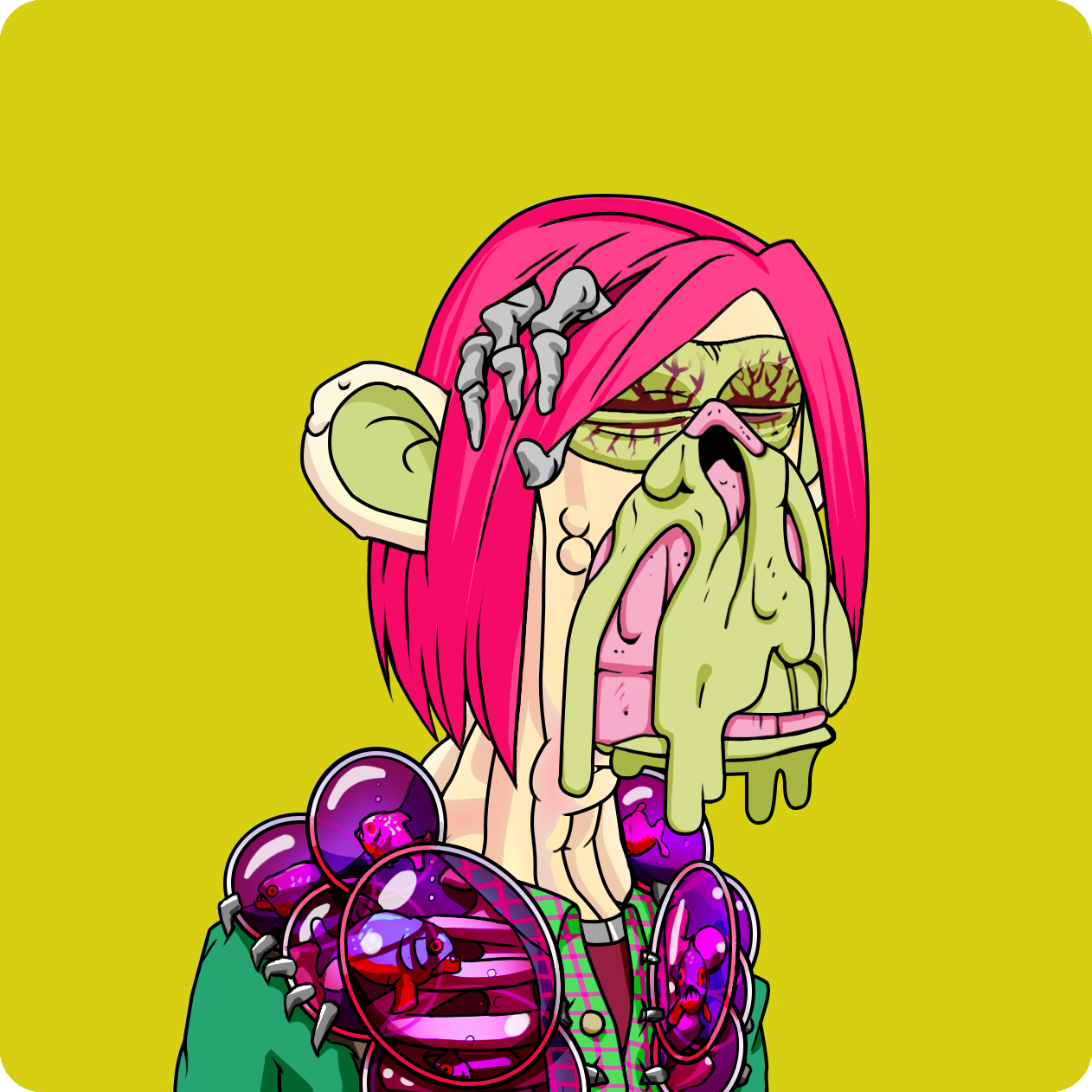 Yuga Labs - Mutant Ape Yacht Club - NFT # 2672