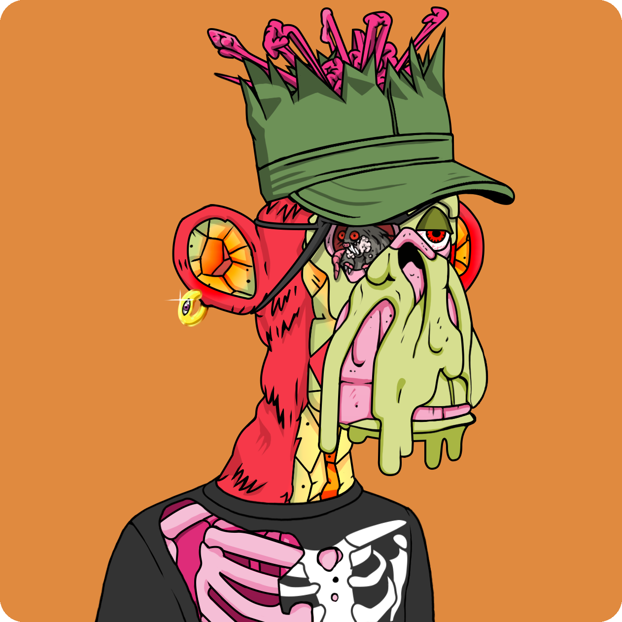 Yuga Labs - Mutant Ape Yacht Club - NFT # 5186