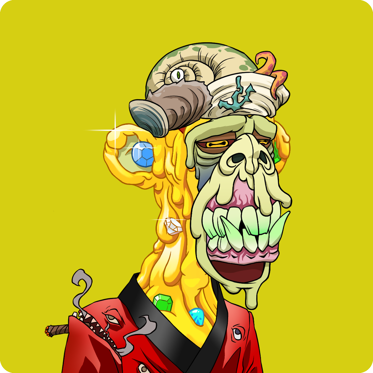 Yuga Labs - Mutant Ape Yacht Club - NFT # 10465