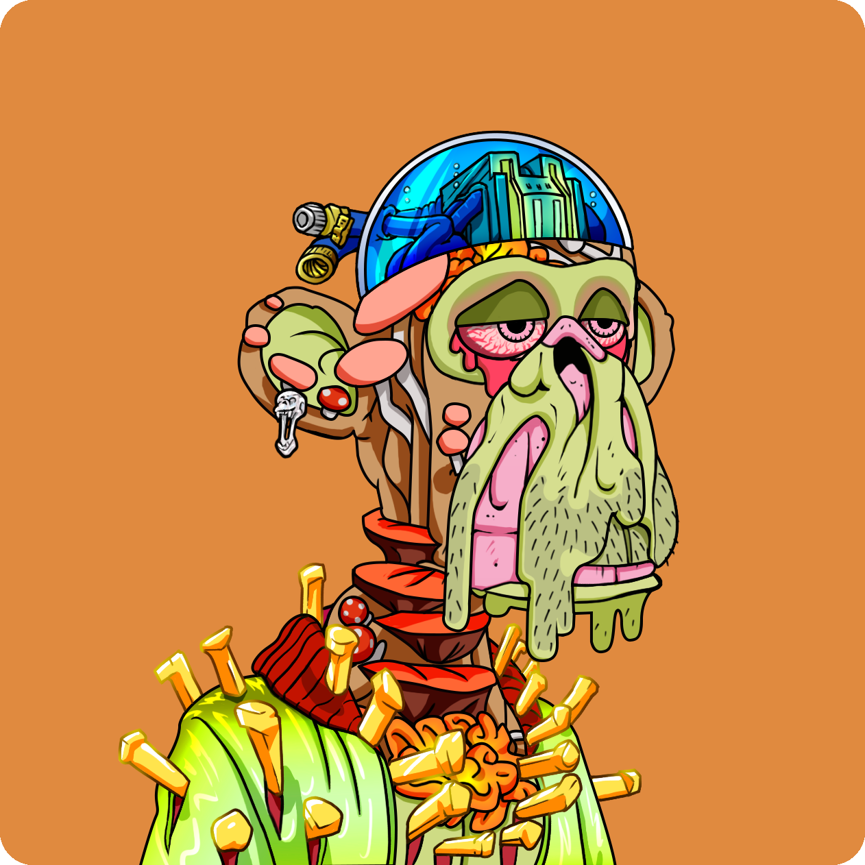 Yuga Labs - Mutant Ape Yacht Club - NFT # 8245