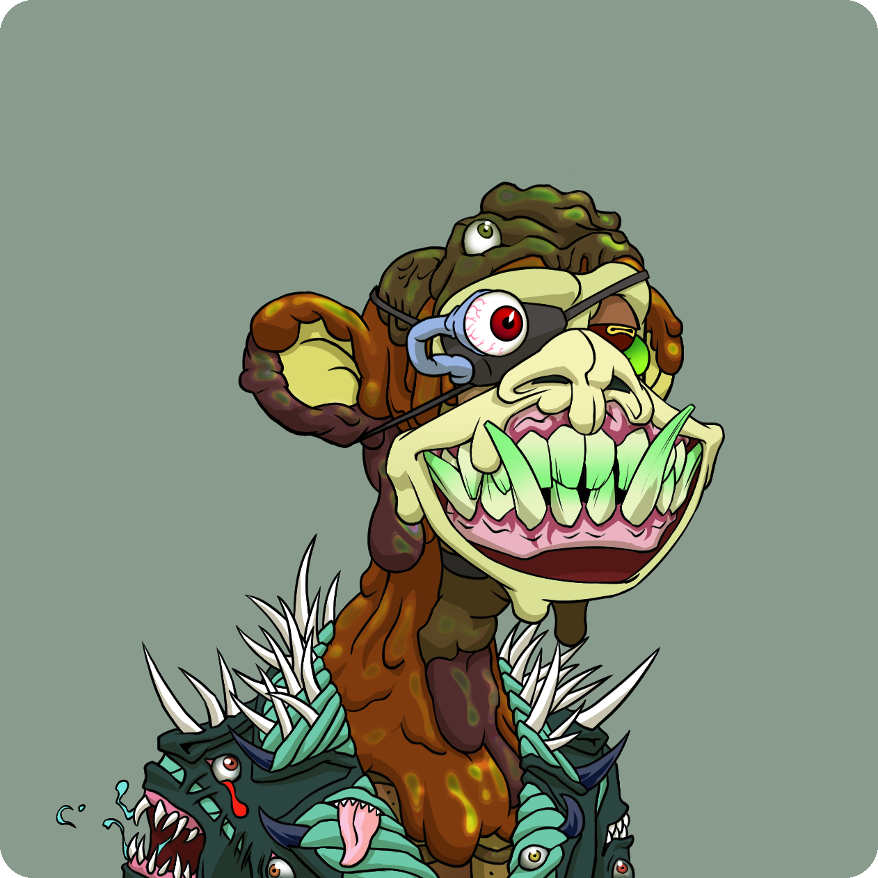 Yuga Labs - Mutant Ape Yacht Club - NFT # 7386