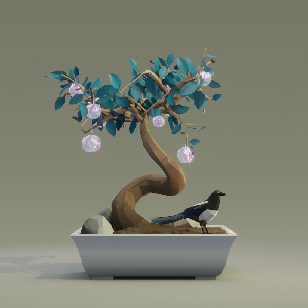 ZENFT Garden Society - Bonsai - Bonsai #8435 - NFT # 8435