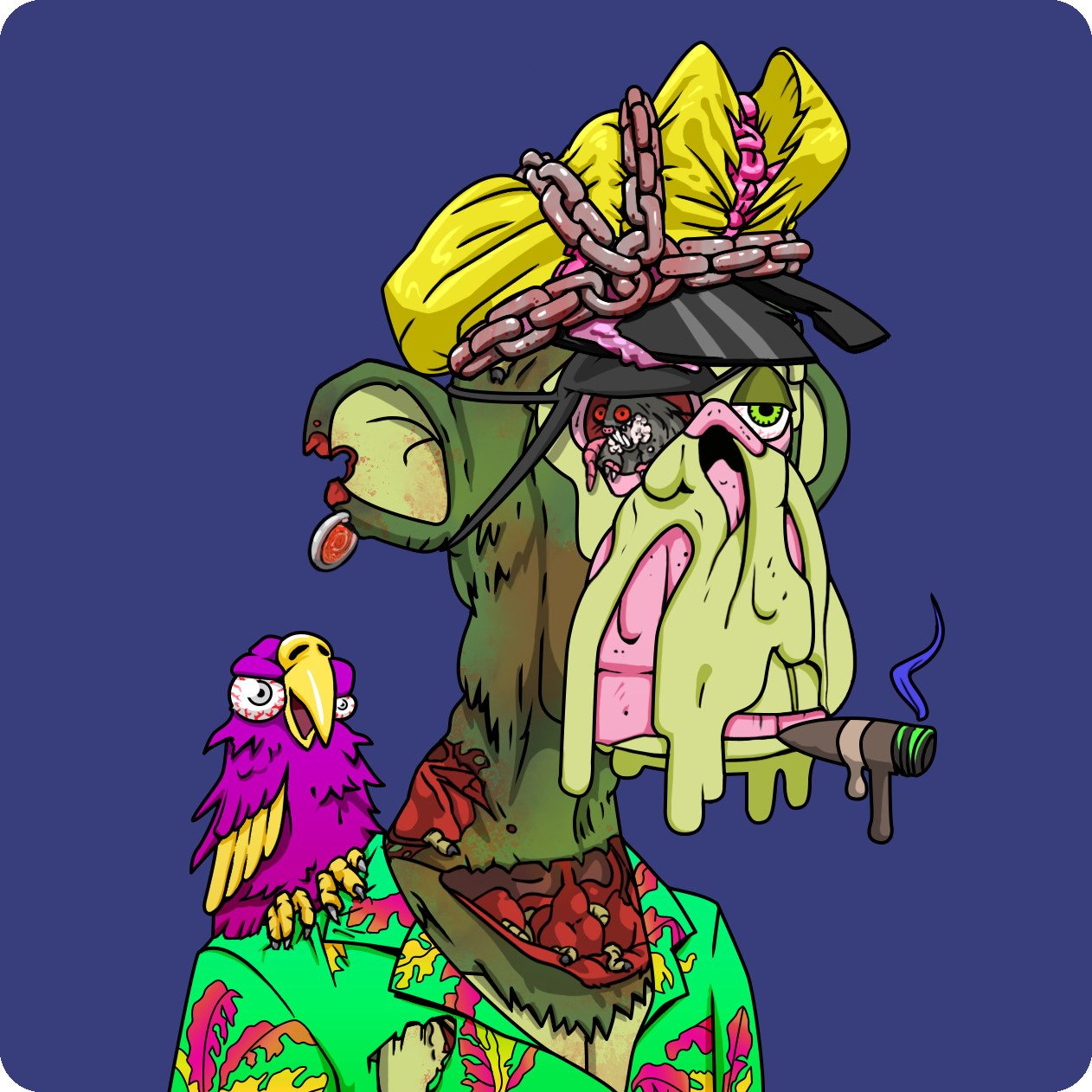 Yuga Labs - Mutant Ape Yacht Club - NFT # 9080