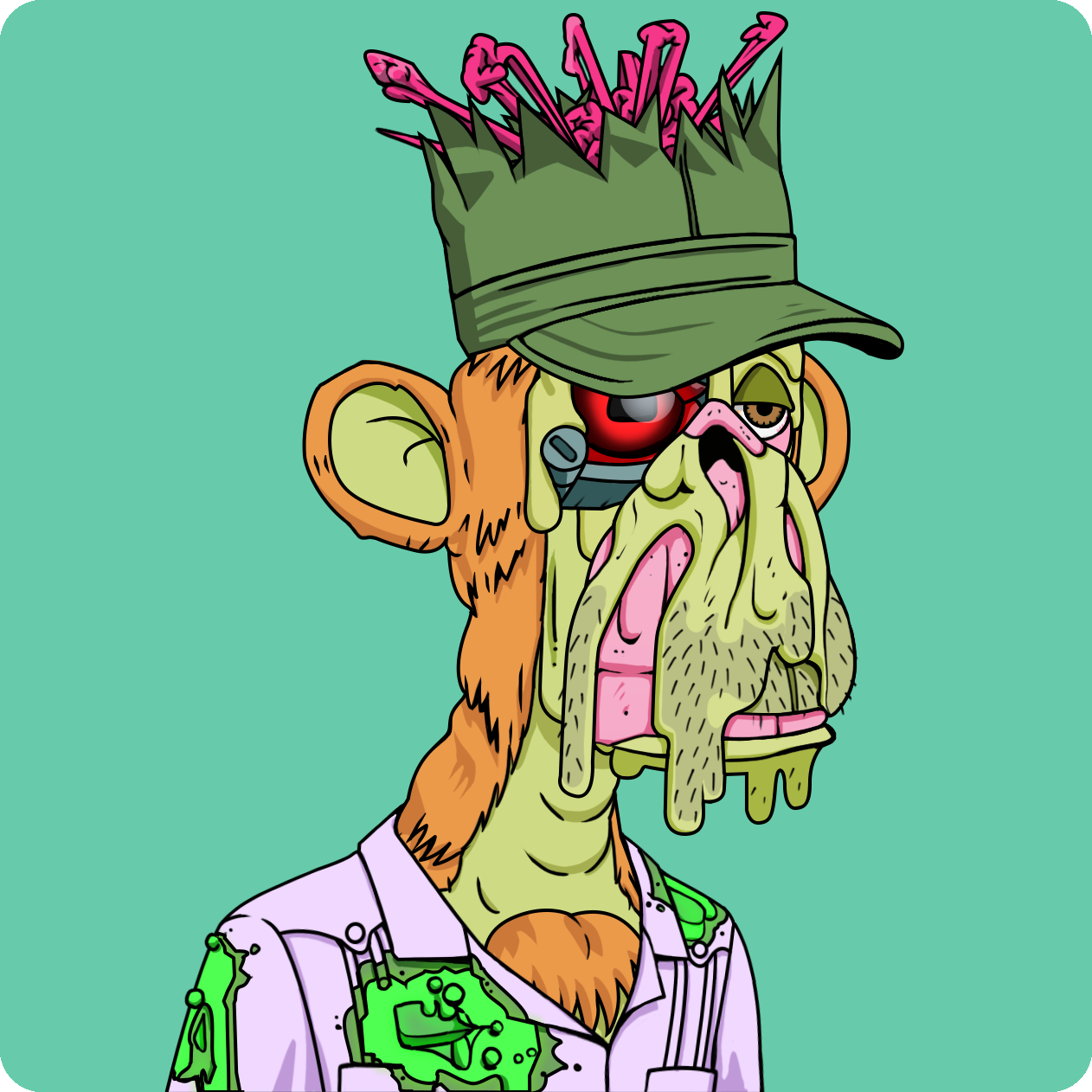 Yuga Labs - Mutant Ape Yacht Club - NFT # 3874