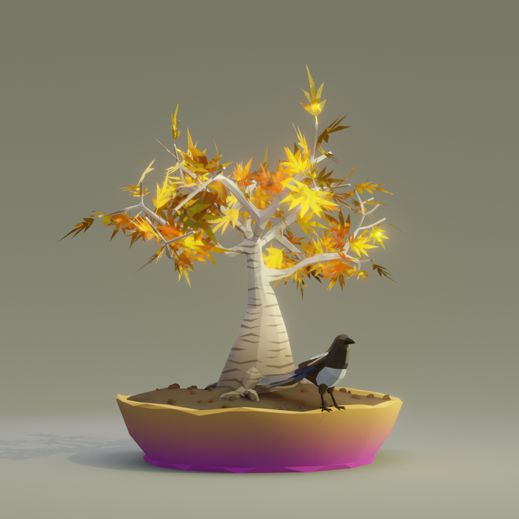 ZENFT Garden Society - Bonsai - Bonsai #8185 - NFT # 8185