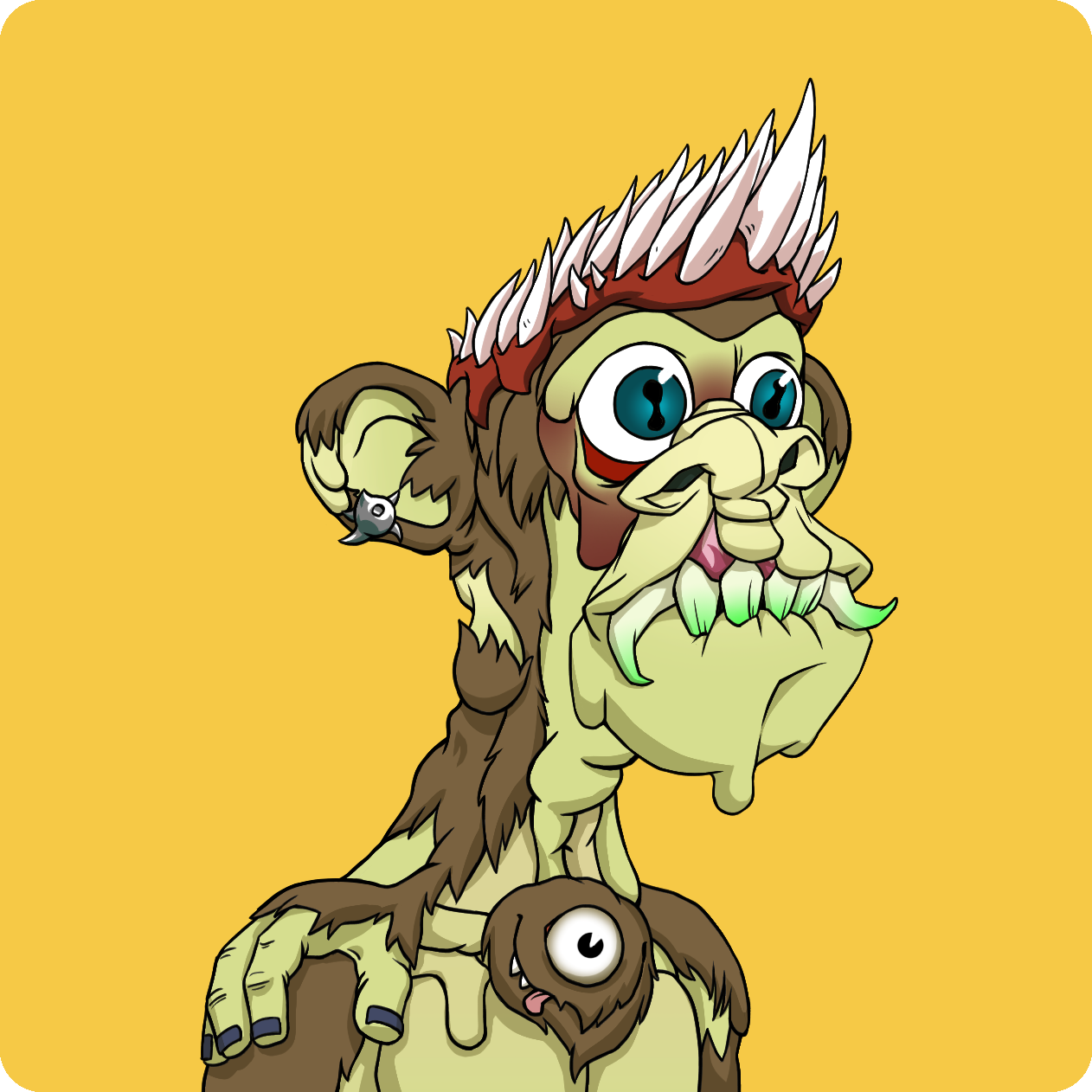 Yuga Labs - Mutant Ape Yacht Club - NFT # 21883