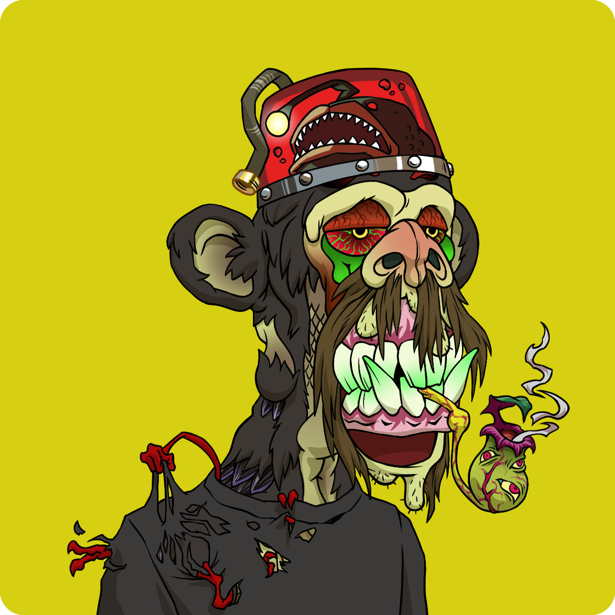 Yuga Labs - Mutant Ape Yacht Club - NFT # 3839