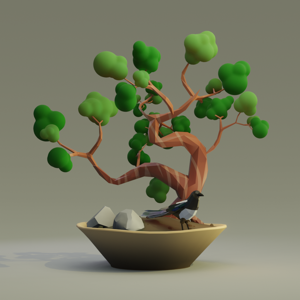 ZENFT Garden Society - Bonsai - Bonsai #8598 - NFT # 8598