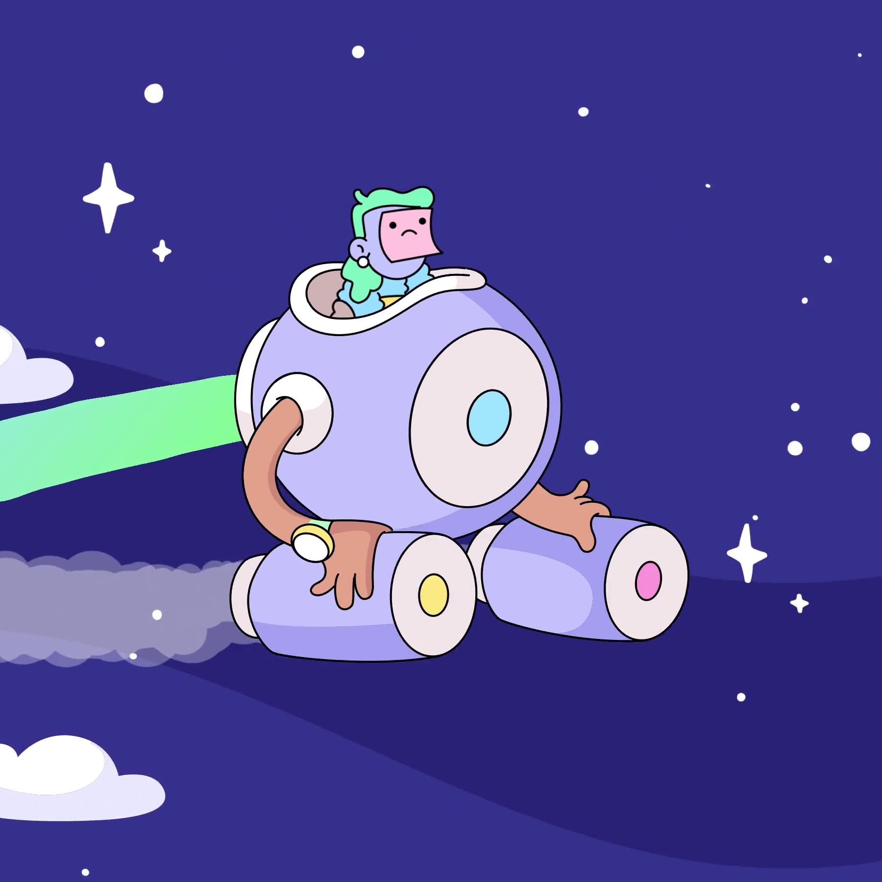 The Doodles Founders - Space Doodles - Space Doodle #9828 - NFT # 9828