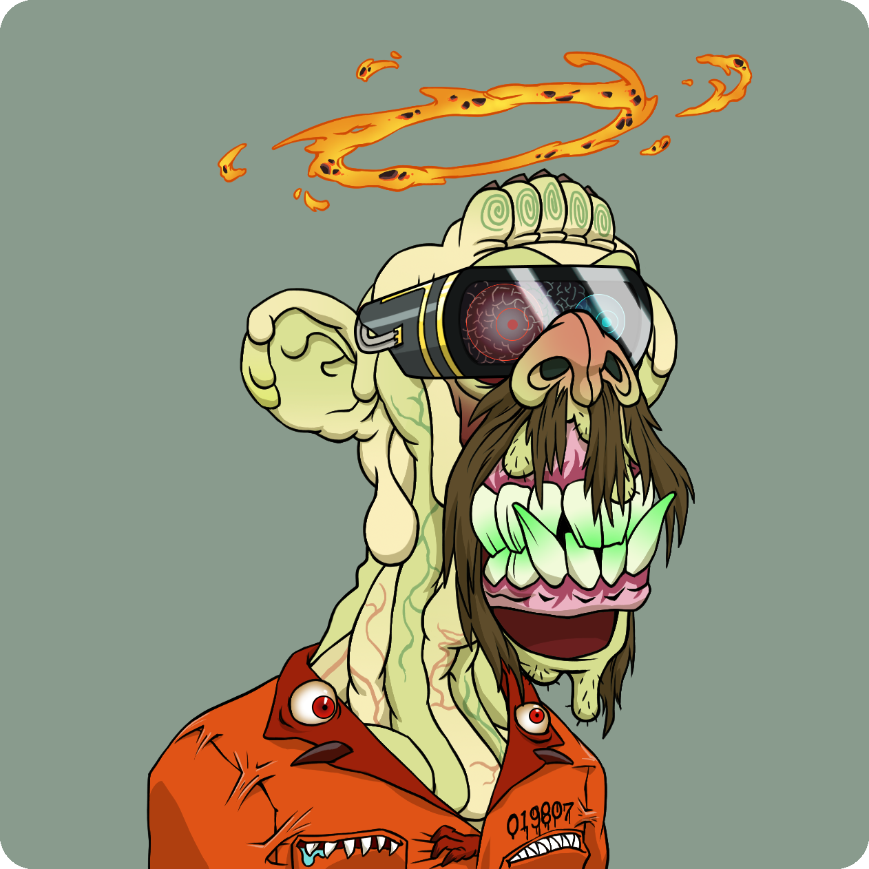 Yuga Labs - Mutant Ape Yacht Club - NFT # 6912