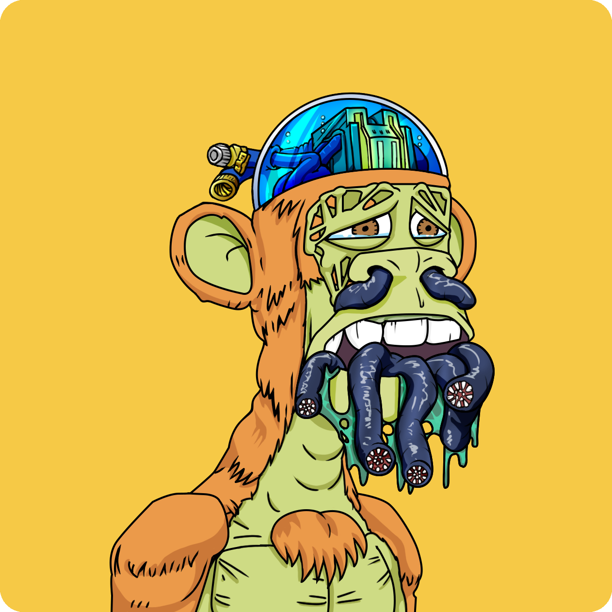 Yuga Labs - Mutant Ape Yacht Club - NFT # 22034