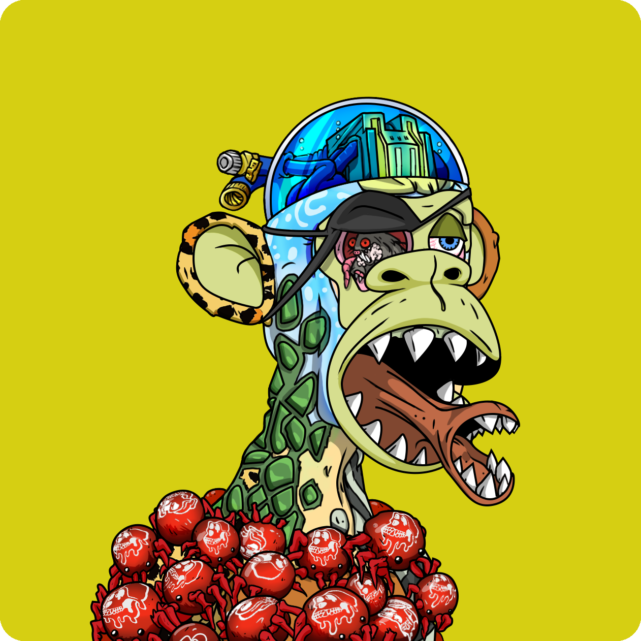 Yuga Labs - Mutant Ape Yacht Club - NFT # 13854