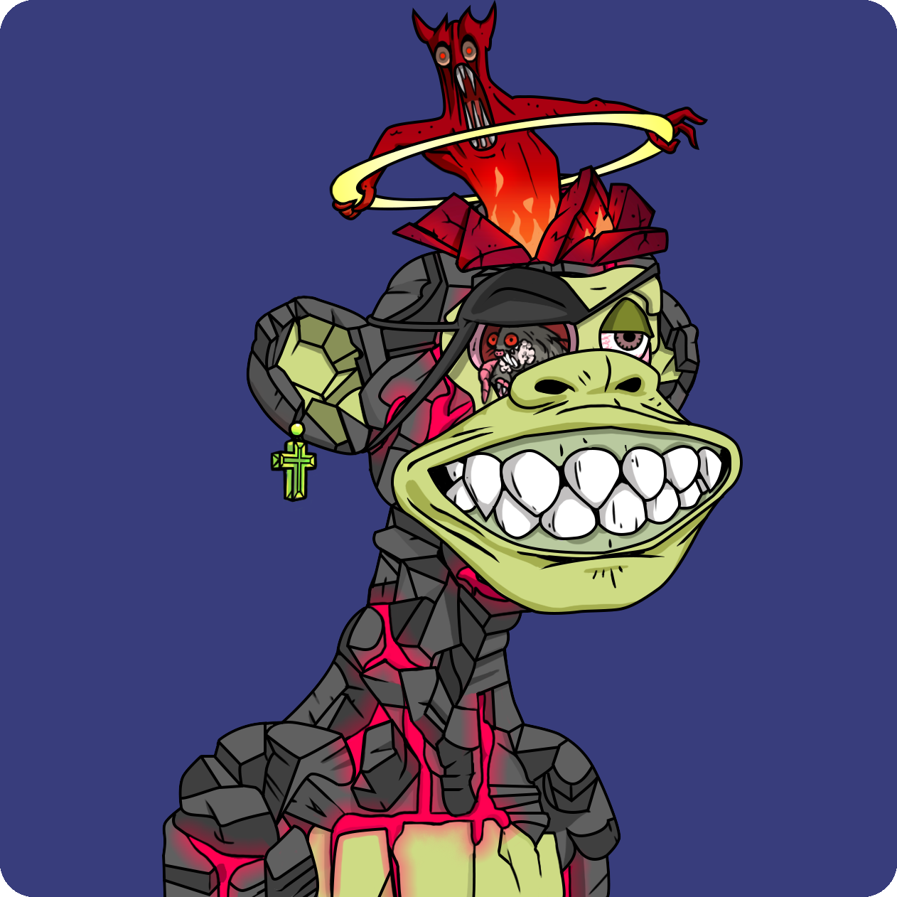 Yuga Labs - Mutant Ape Yacht Club - NFT # 22098