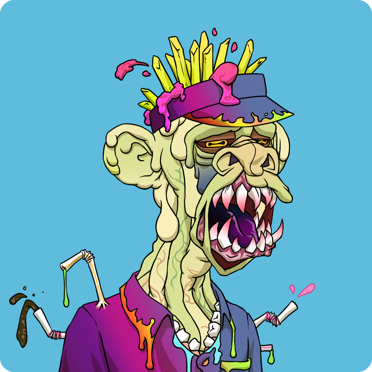 Yuga Labs - Mutant Ape Yacht Club - NFT # 3383