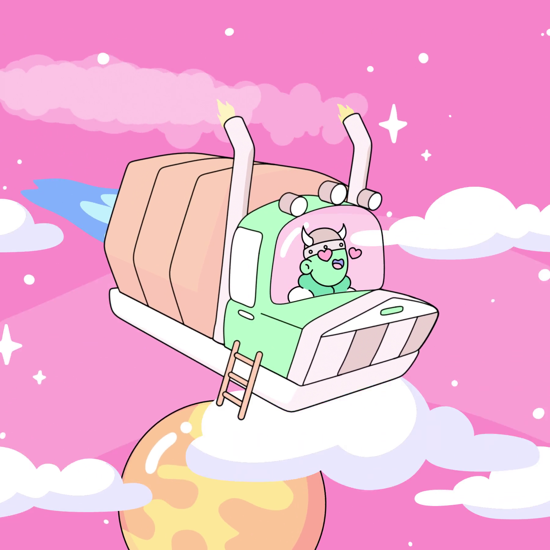 The Doodles Founders - Space Doodles - Space Doodle #35 - NFT # 35