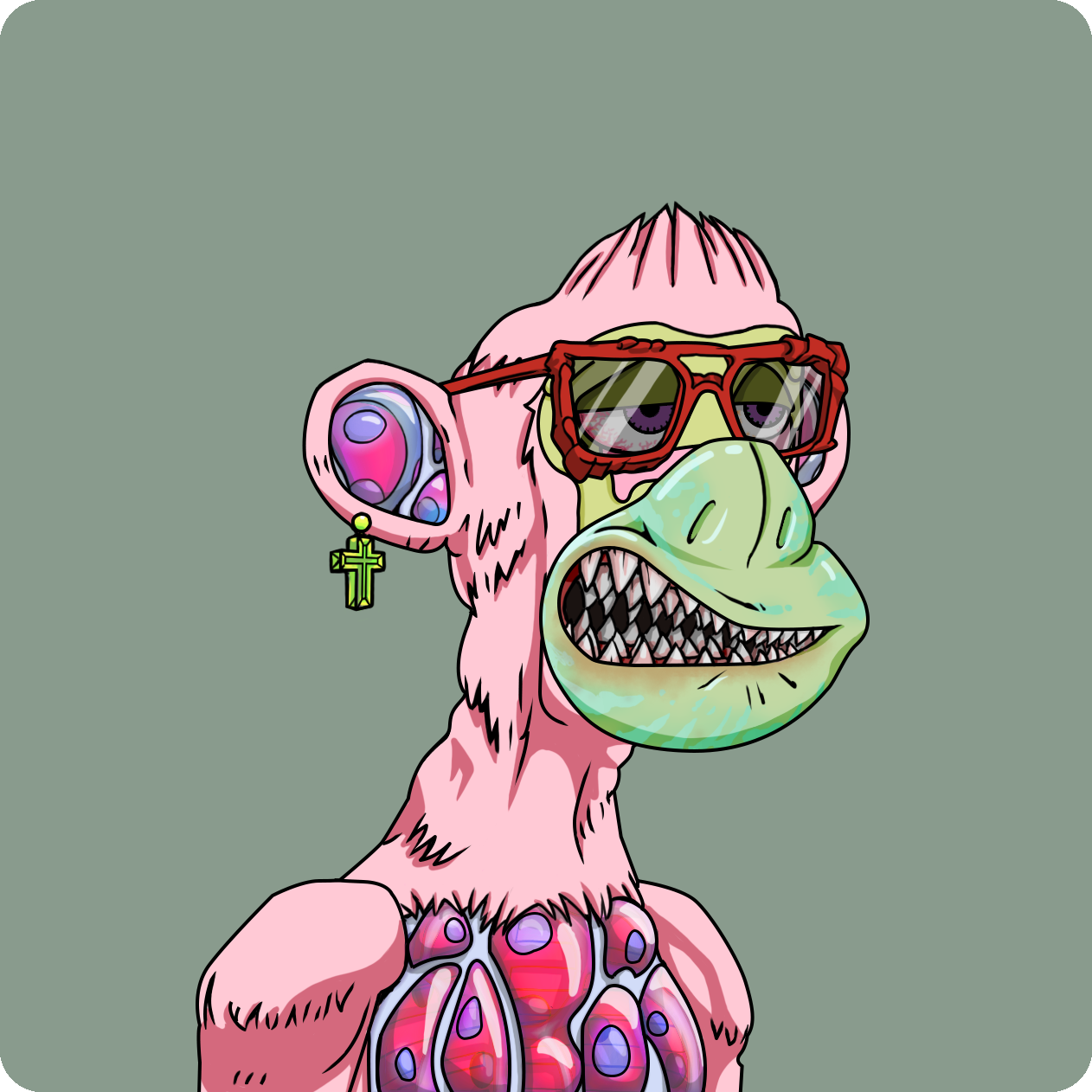 Yuga Labs - Mutant Ape Yacht Club - NFT # 11722