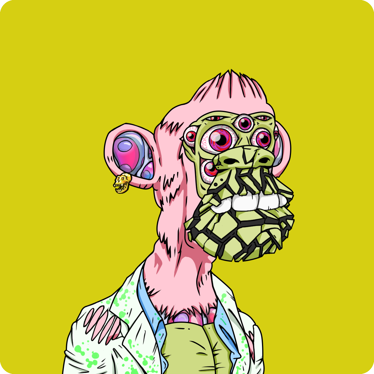 Yuga Labs - Mutant Ape Yacht Club - NFT # 3813