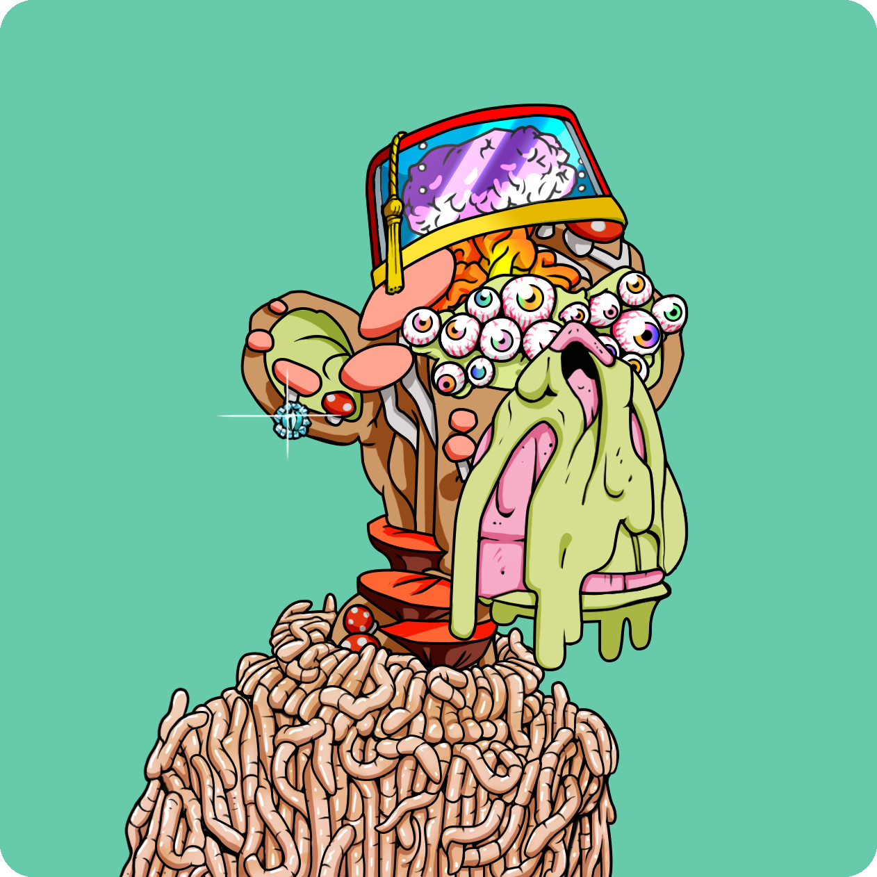 Yuga Labs - Mutant Ape Yacht Club - NFT # 17254