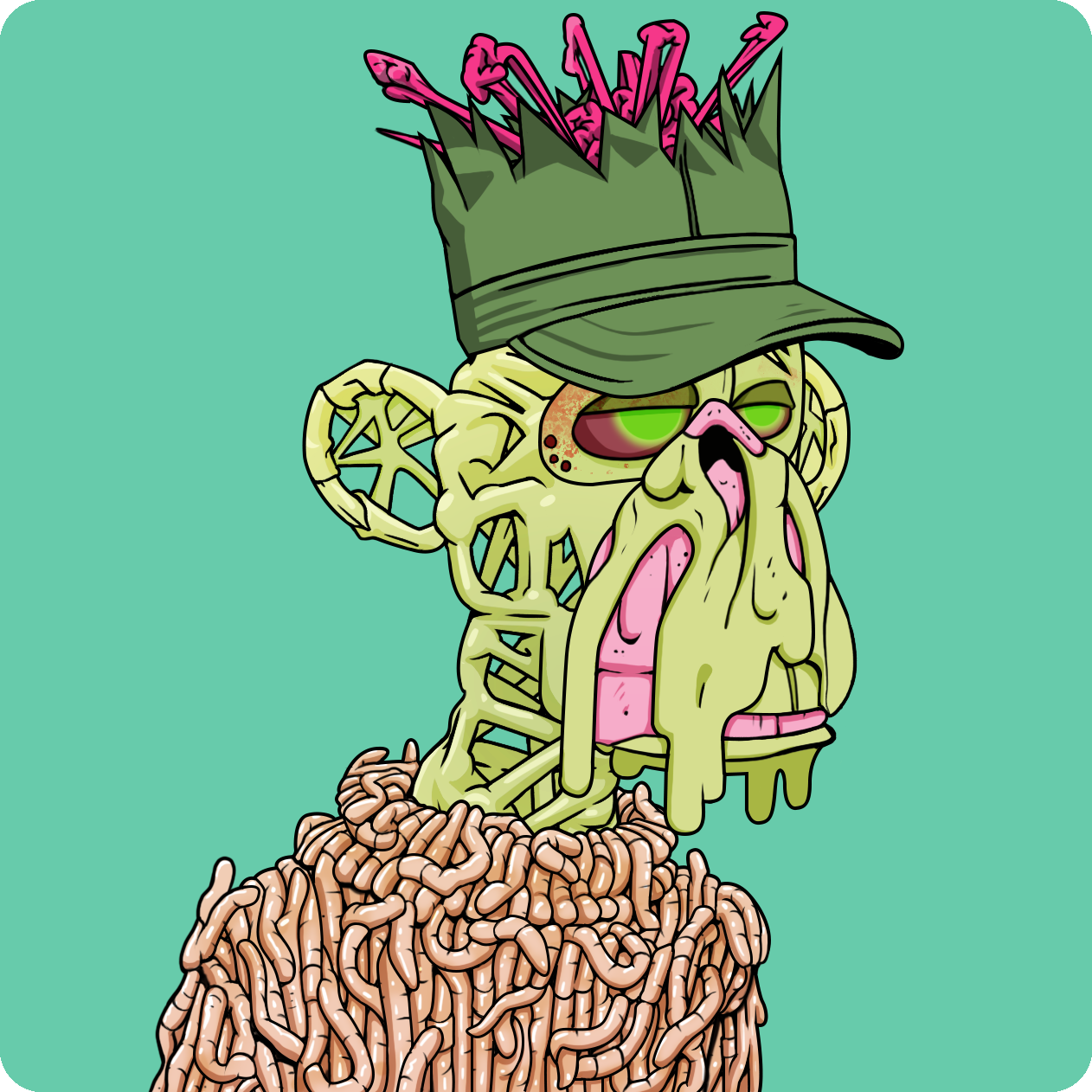 Yuga Labs - Mutant Ape Yacht Club - NFT # 1244