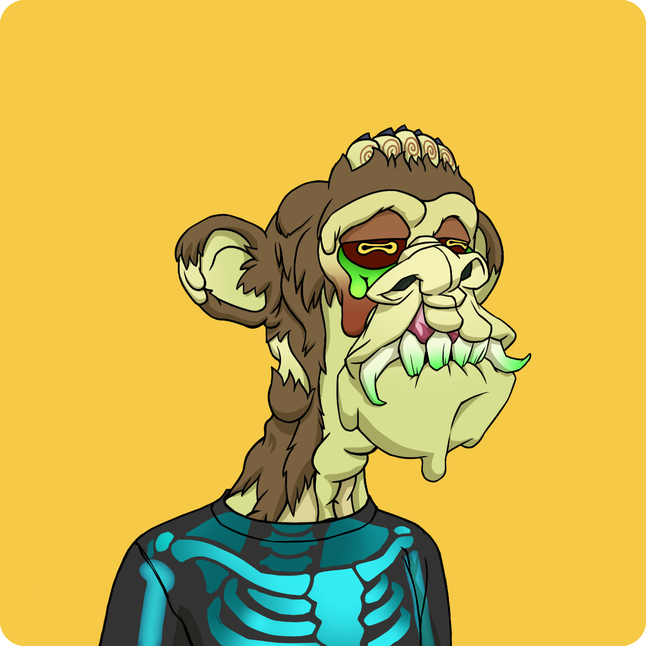 Yuga Labs - Mutant Ape Yacht Club - NFT # 3718