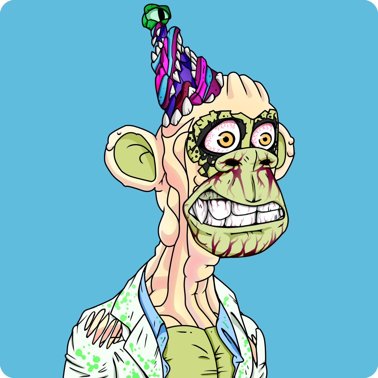 Yuga Labs - Mutant Ape Yacht Club - NFT # 3894