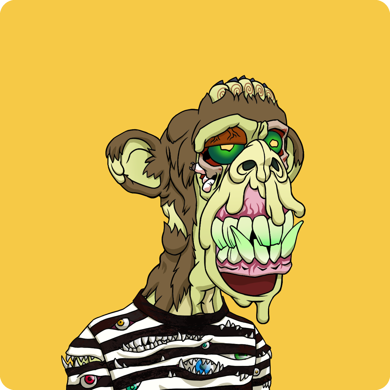 Yuga Labs - Mutant Ape Yacht Club - NFT # 4886