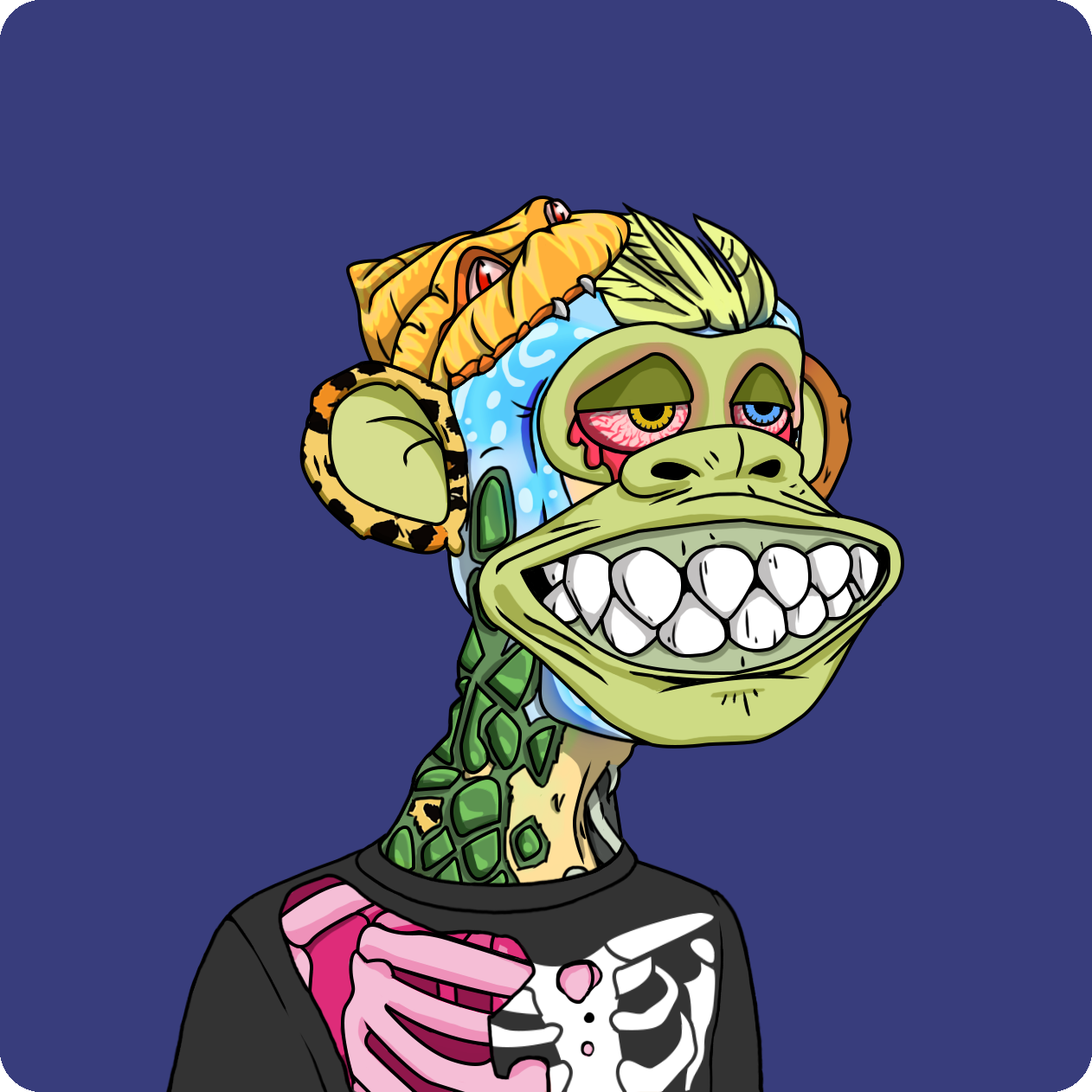 Yuga Labs - Mutant Ape Yacht Club - NFT # 3476