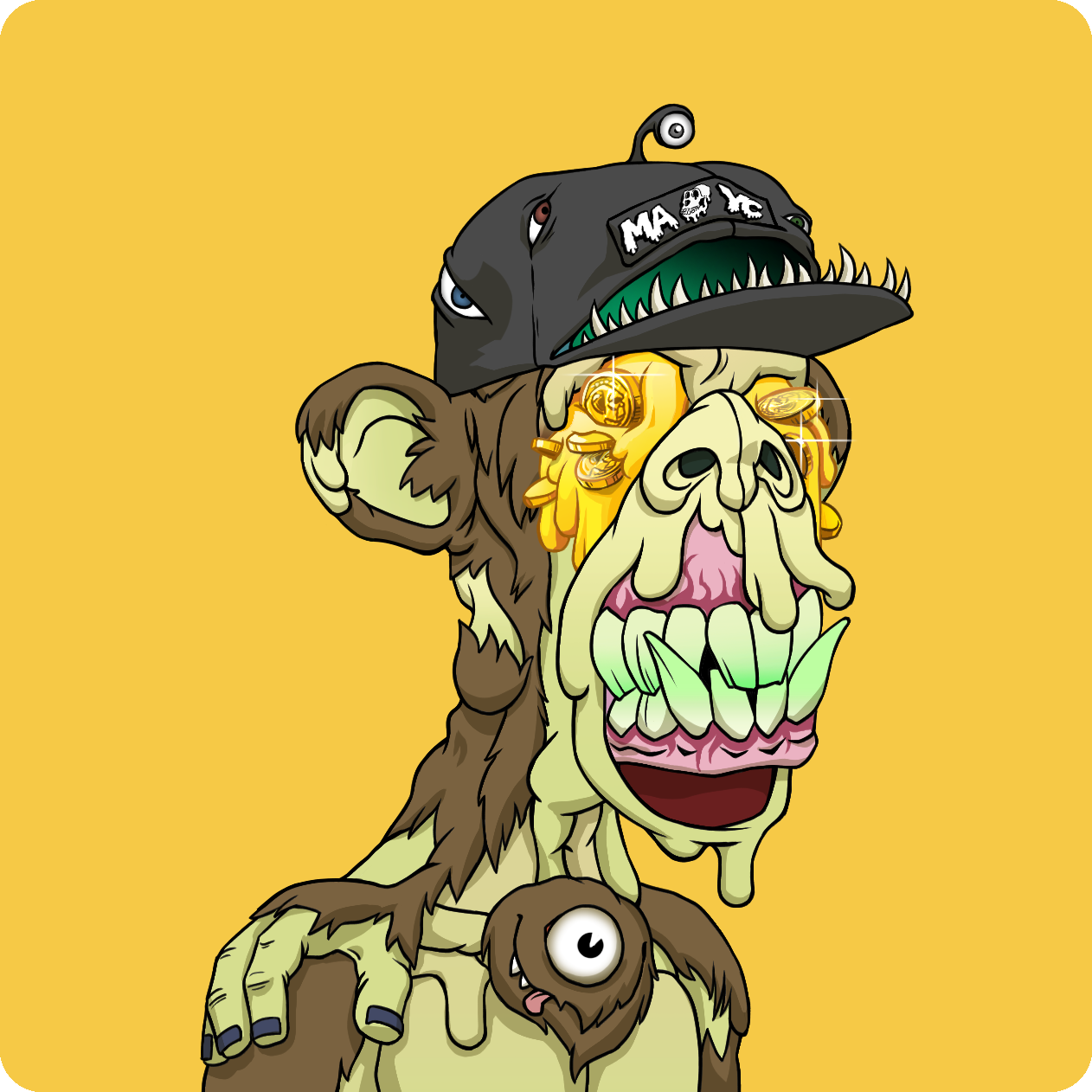 Yuga Labs - Mutant Ape Yacht Club - NFT # 10601