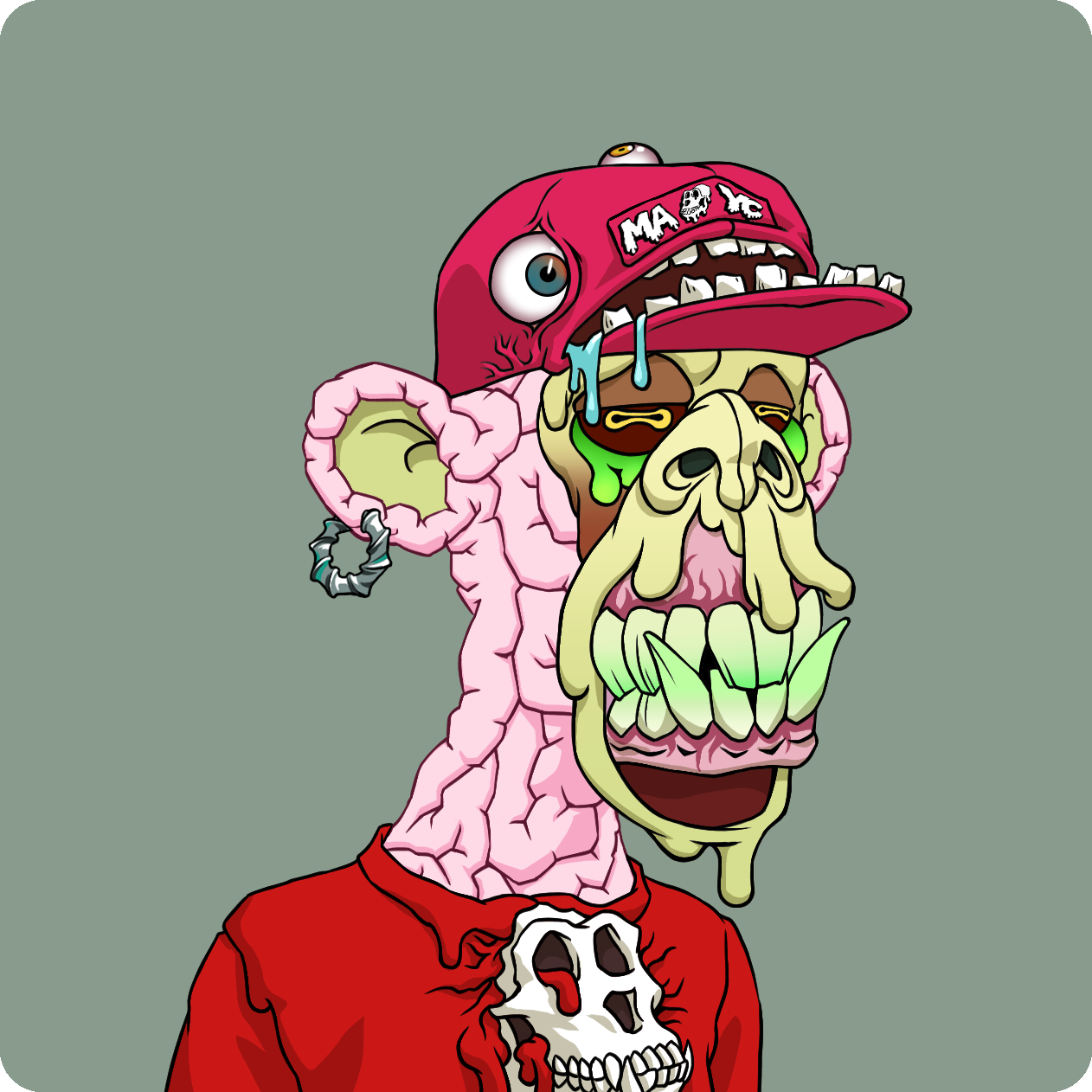 Yuga Labs - Mutant Ape Yacht Club - NFT # 9504