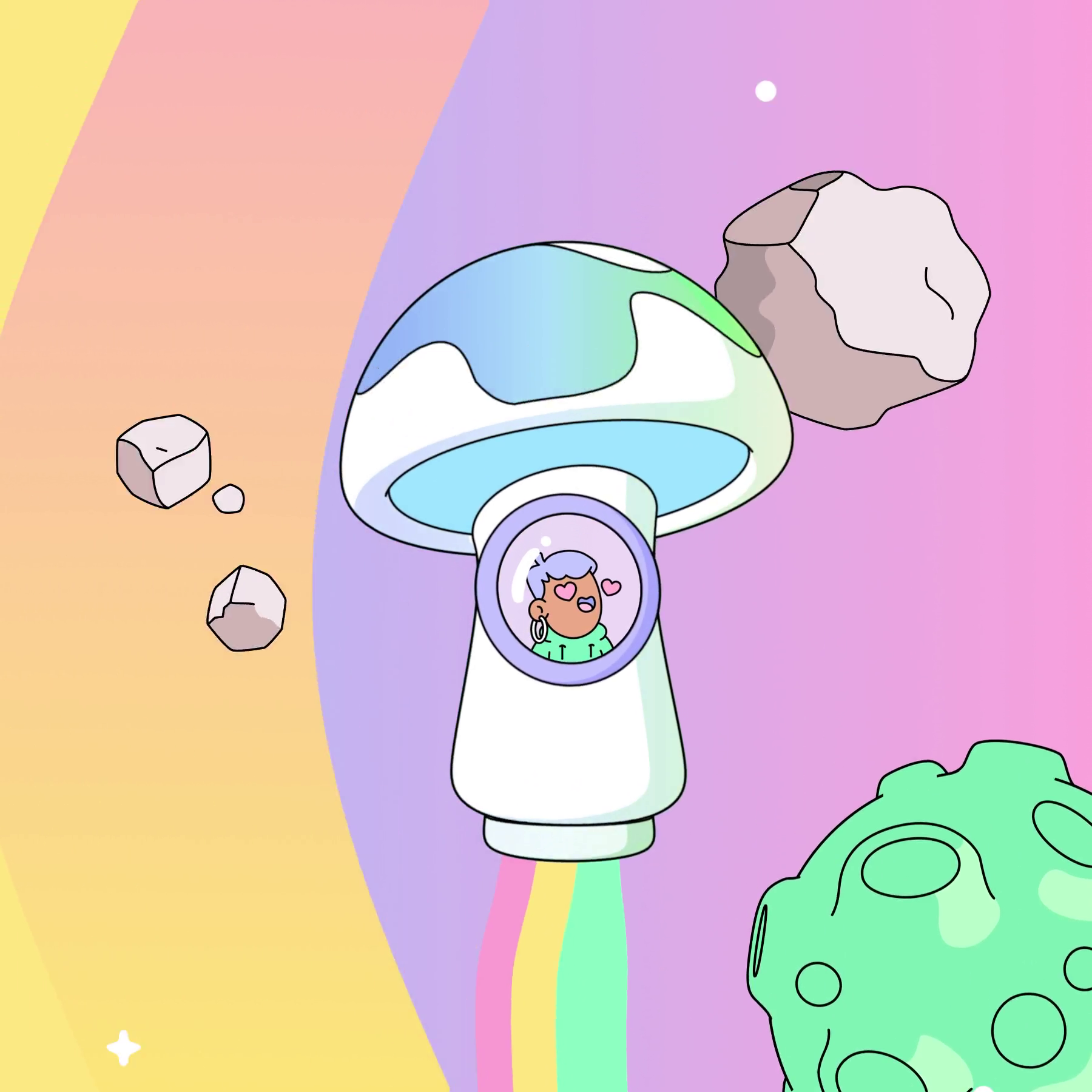 The Doodles Founders - Space Doodles - Space Doodle #9915 - NFT # 9915