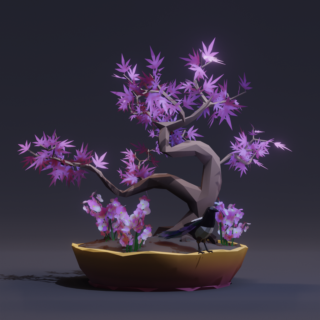 ZENFT Garden Society - Bonsai - Bonsai #8781 - NFT # 8781