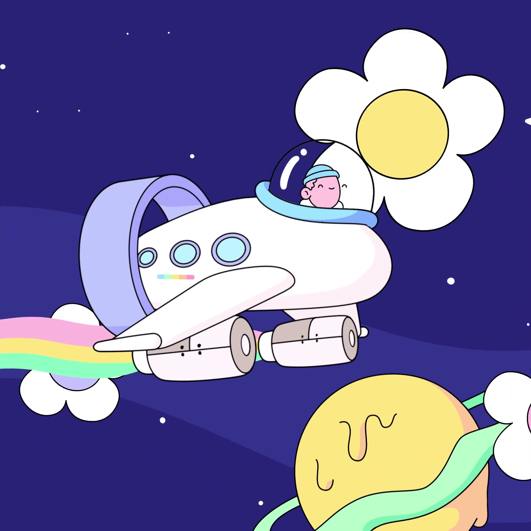 The Doodles Founders - Space Doodles - Space Doodle #9850 - NFT # 9850