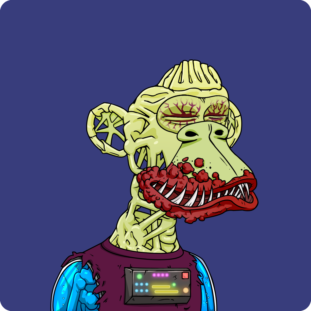 Yuga Labs - Mutant Ape Yacht Club - NFT # 7077