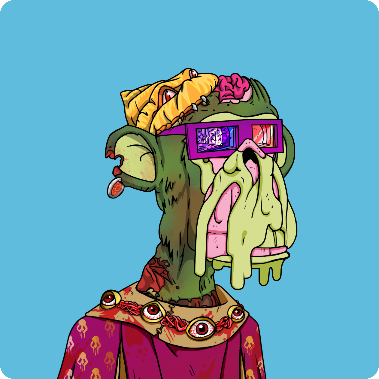 Yuga Labs - Mutant Ape Yacht Club - NFT # 12282