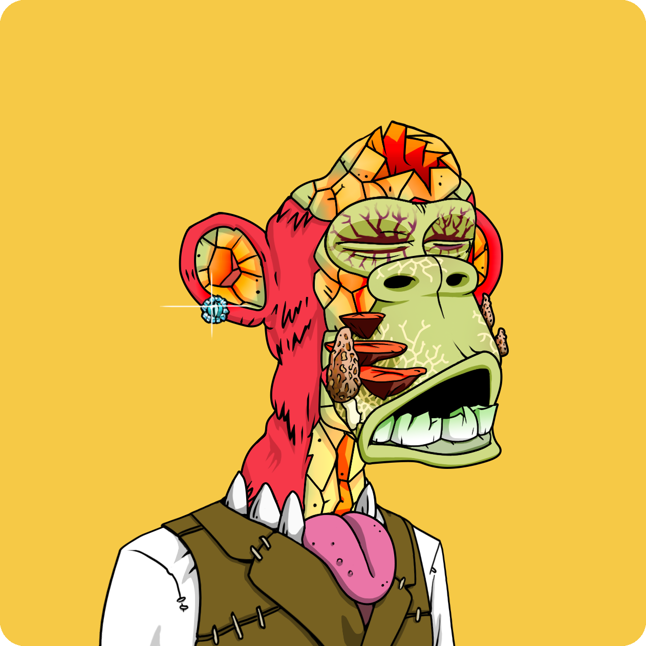 Yuga Labs - Mutant Ape Yacht Club - NFT # 1900