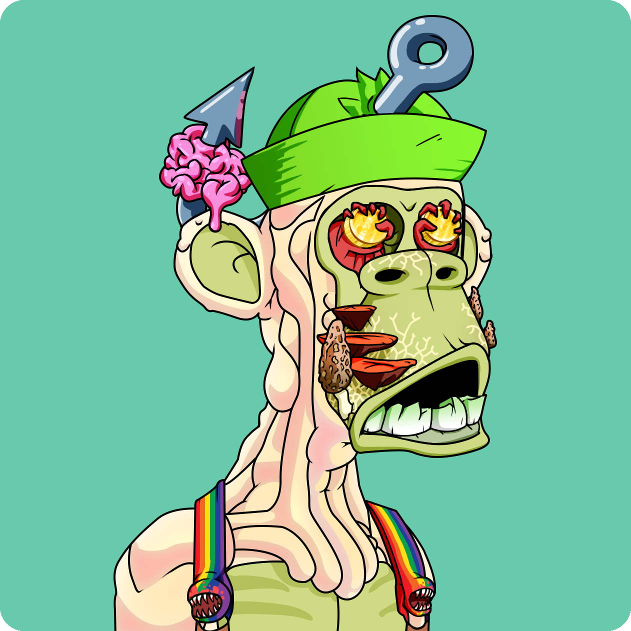 Yuga Labs - Mutant Ape Yacht Club - NFT # 10482