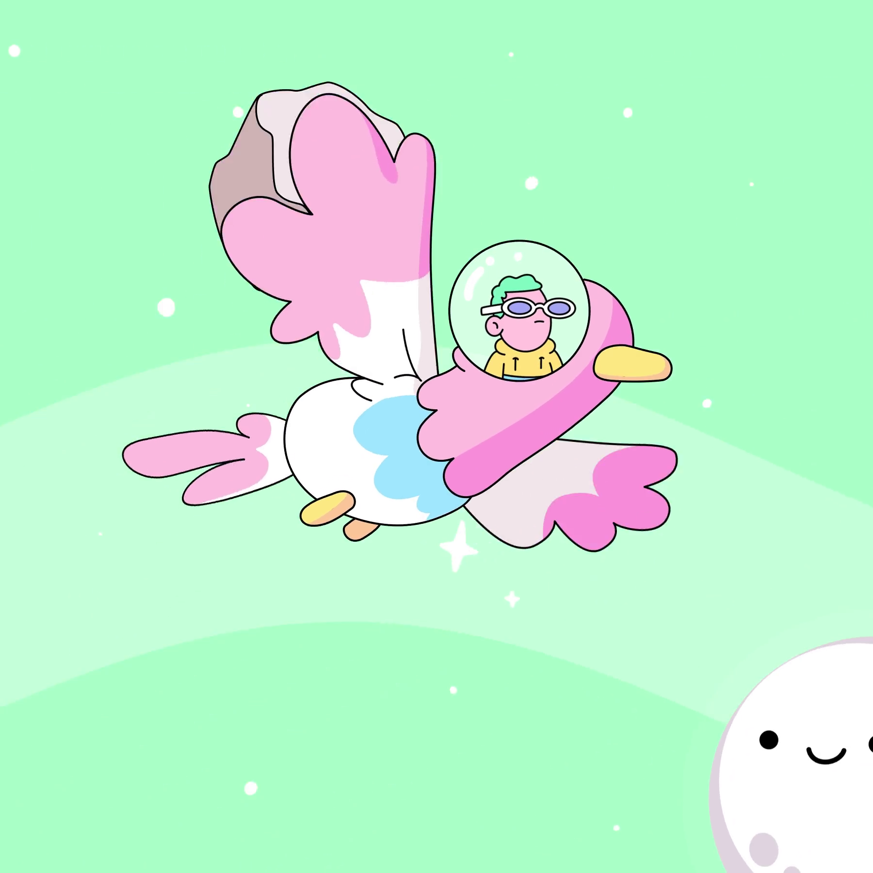 The Doodles Founders - Space Doodles - Space Doodle #520 - NFT # 520