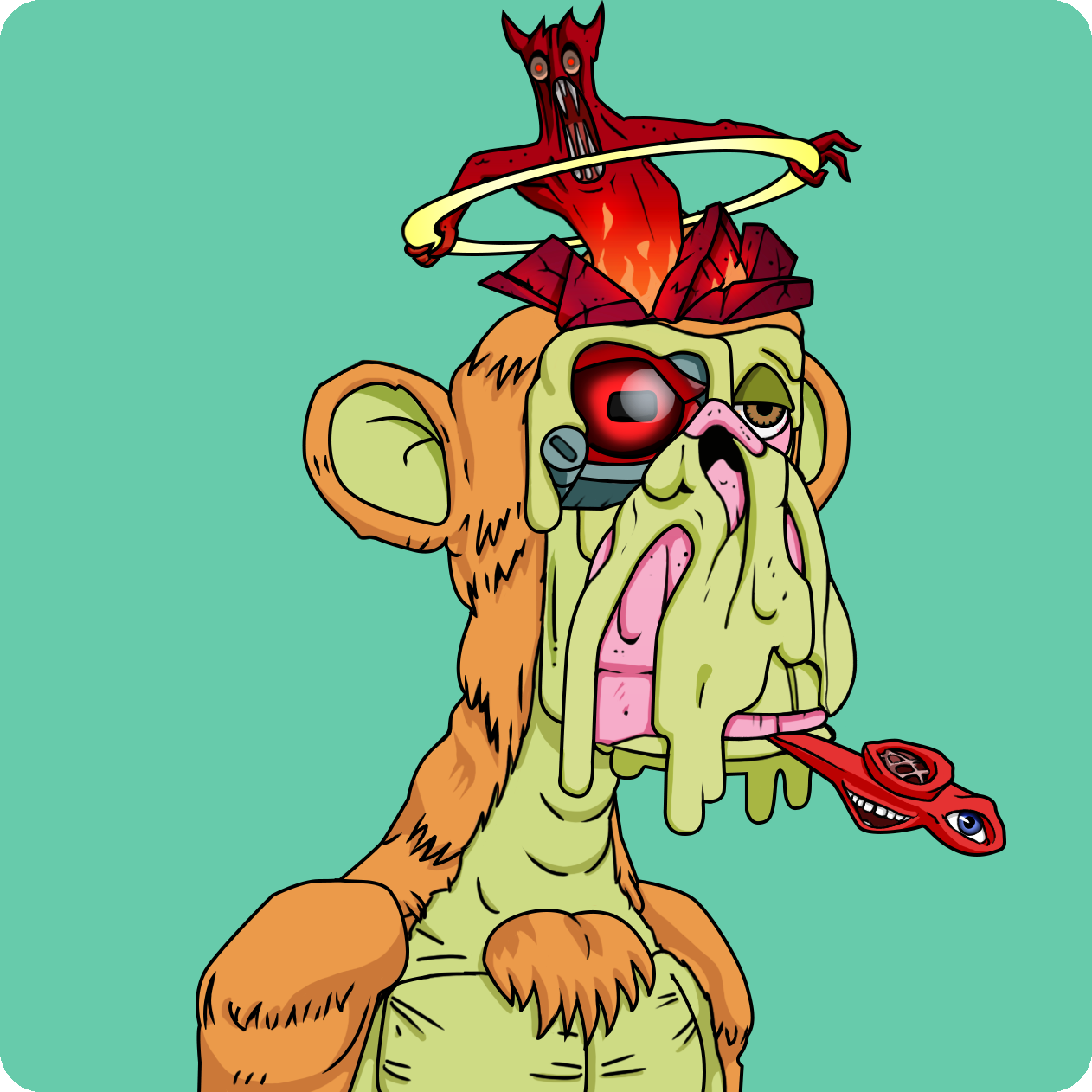 Yuga Labs - Mutant Ape Yacht Club - NFT # 21352