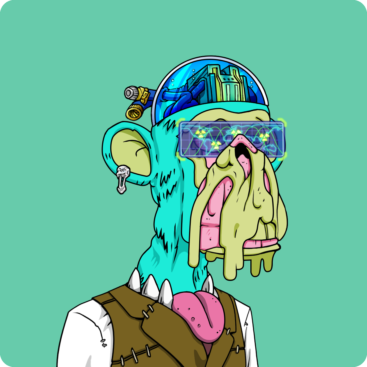 Yuga Labs - Mutant Ape Yacht Club - NFT # 4696