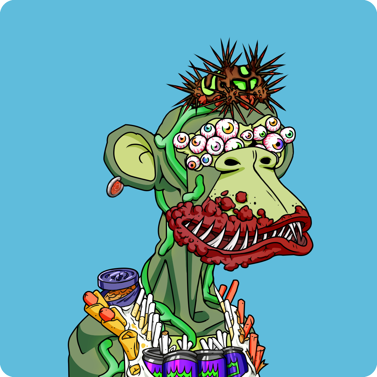 Yuga Labs - Mutant Ape Yacht Club - NFT # 13832