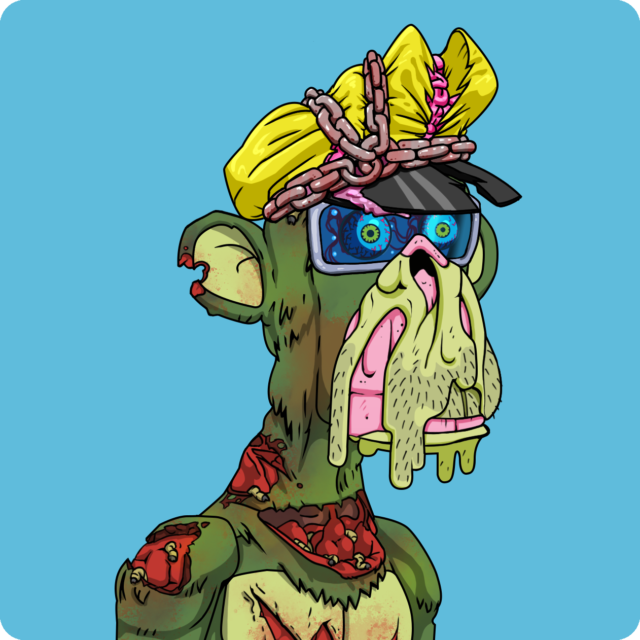 Yuga Labs - Mutant Ape Yacht Club - NFT # 6201