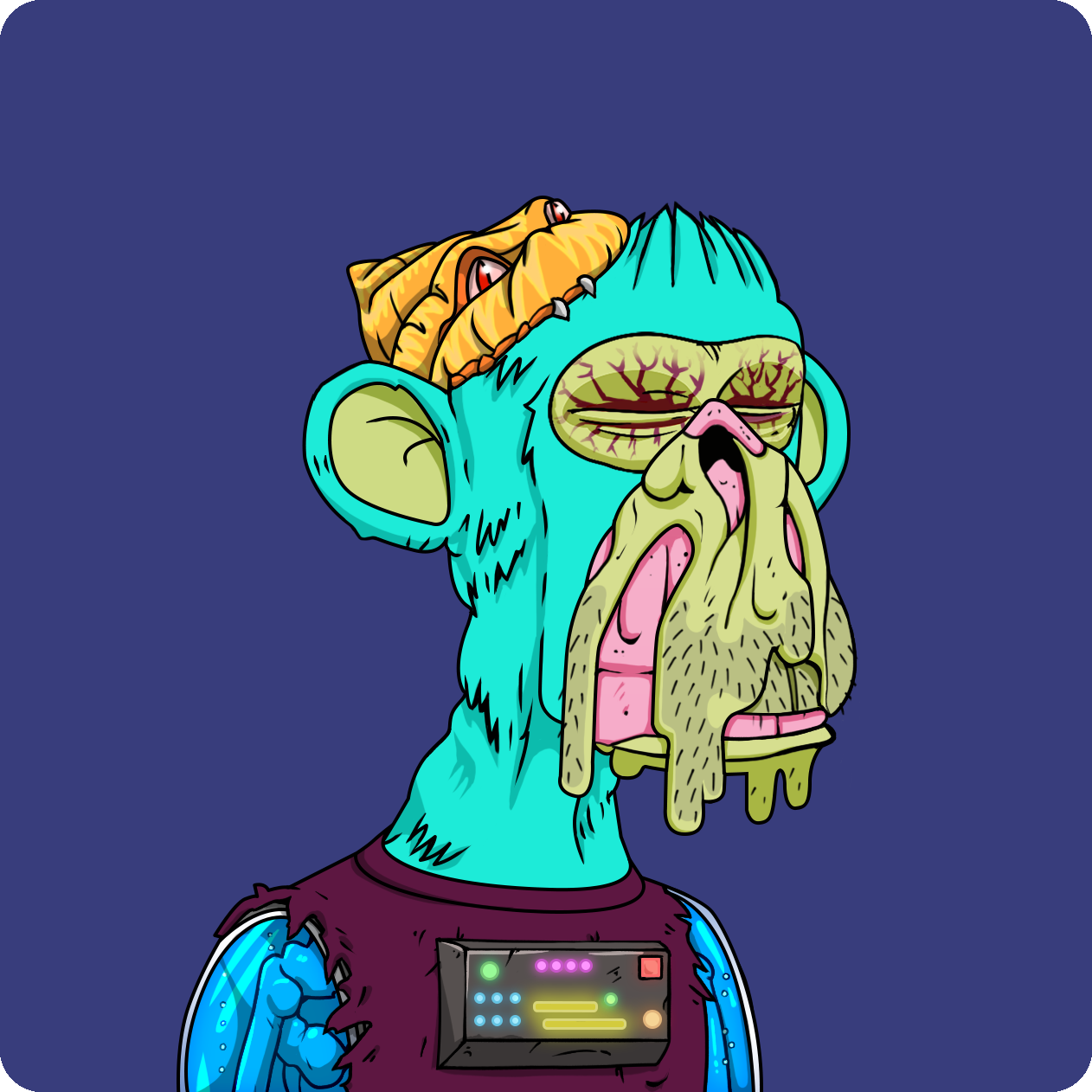 Yuga Labs - Mutant Ape Yacht Club - NFT # 21544