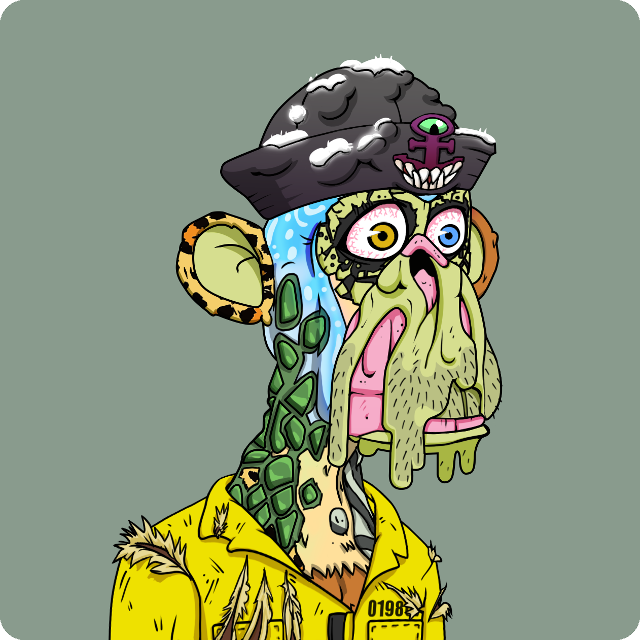 Yuga Labs - Mutant Ape Yacht Club - NFT # 7602