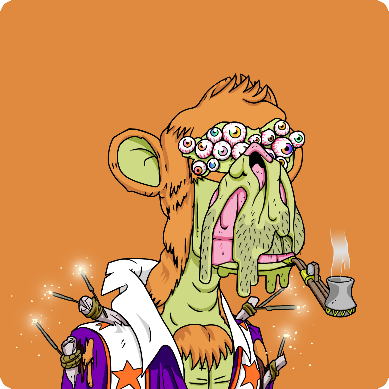 Yuga Labs - Mutant Ape Yacht Club - NFT # 19876